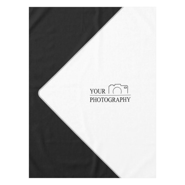 Mantel Boda elegante añade fotografía personalizada (Anverso)