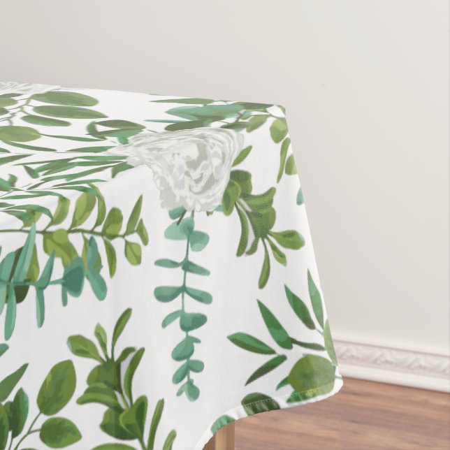 Mantel Boda floral Rosa White Peony (In Situ)