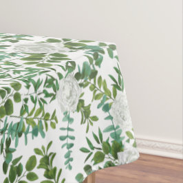 Mantel Boda floral Rosa White Peony