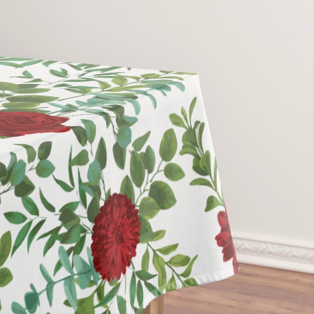 Mantel Boda Rosa Rojo Elegante Clásico (In Situ)