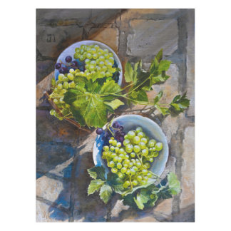 Mantel Bodegón de Uva Verde Pintura
