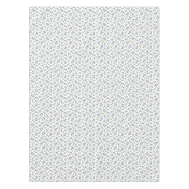Mantel Boho Beach Cherries - patrón de frutas azul beige.