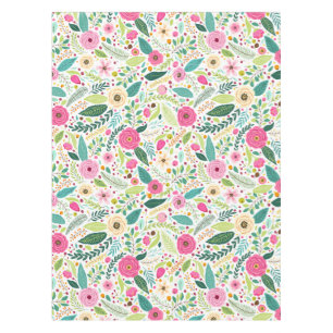 Mantel Boho caprichoso Pink rose garden