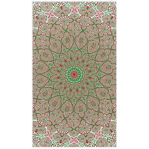 Mantel Boho Hippie Funky Trippy Ornate Navidades Mandala