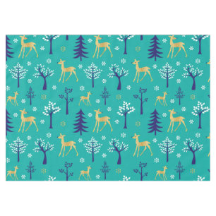 Mantel Boho Trees Gold Deers Modern