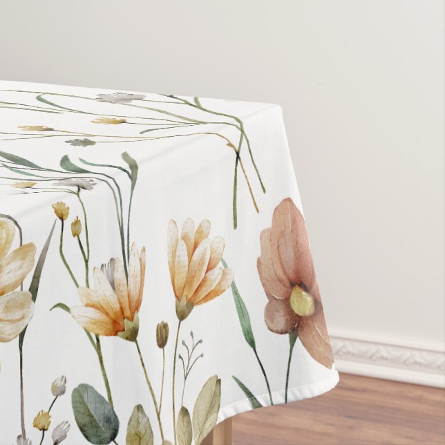 Mantel Boho Watercolor Wildflower (In Situ)