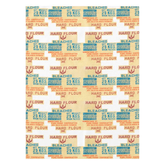 Mantel Bolsos de la harina (Anverso)