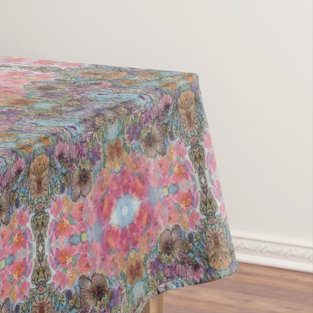 Mantel Bonito Moda Flor Jardín acuático Pintado (In Situ)