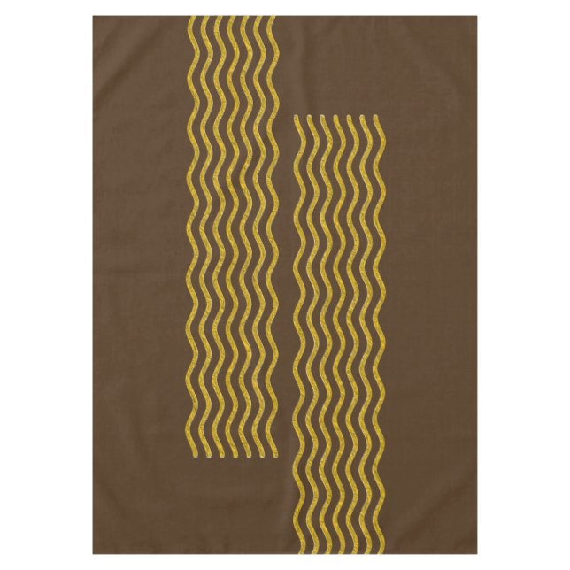 Mantel Bonito Olas de oro + tu trasero, texto e ideas (Anverso)