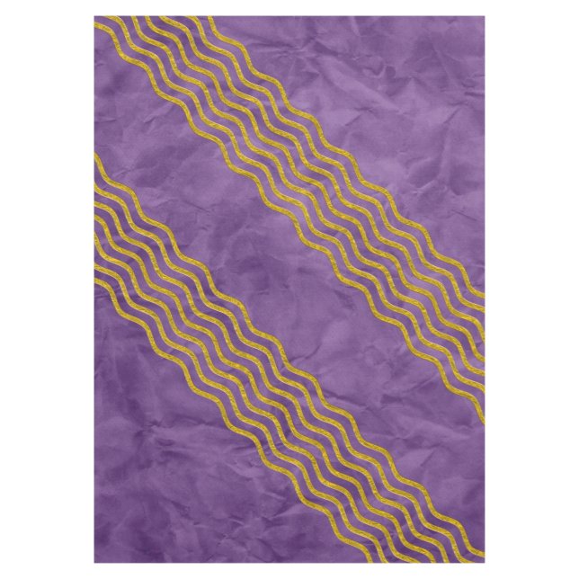 Mantel Bonito Olas de oro + tu trasero, texto e ideas (Anverso)