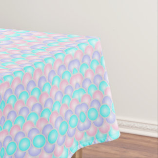 Mantel bonito rosa morado aqua balanzas de sirena azul pa
