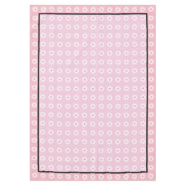 Mantel Bonitos, rosa francés y borde negro