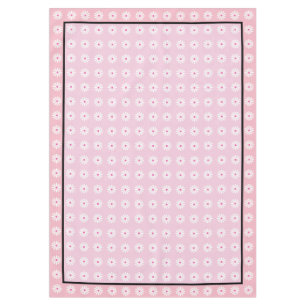 Mantel Bonitos, rosa francés y borde negro
