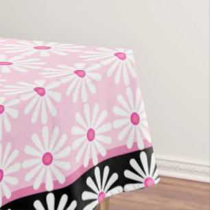 Mantel Bonitos, rosa francés y borde negro