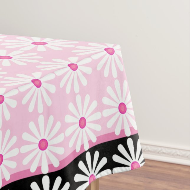 Mantel Bonitos, rosa francés y borde negro (In Situ)