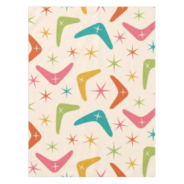 Mantel Boomerang de mediados del siglo con estallidos ret