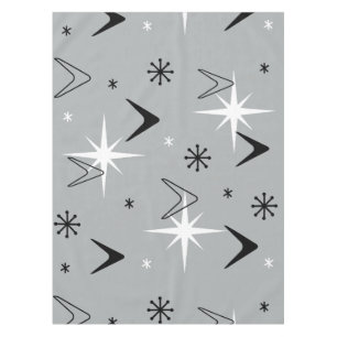 Mantel Boomerangs y Stars Gray de los años 50