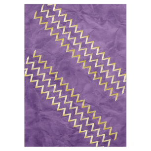 Mantel Borde dorado - zigzag + tu espalda y texto