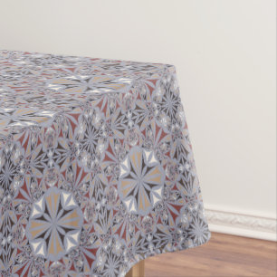 Mantel Borgoña y modelo elegante gris