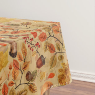 Mantel Bosque otoñal en ocre