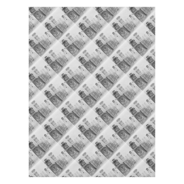 Mantel Botellas de época (Anverso)