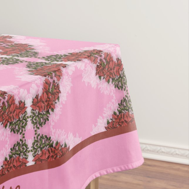 Mantel Bougainvillea Tablecloth (In Situ)