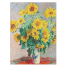 Bouquet de los girasoles Claude Monet