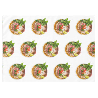 Mantel bowl of vietnamese PHO soup isolated on white