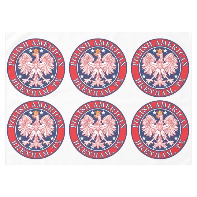 Mantel Brenham Texas Polaco American Eagle (Frente (Horizontal))