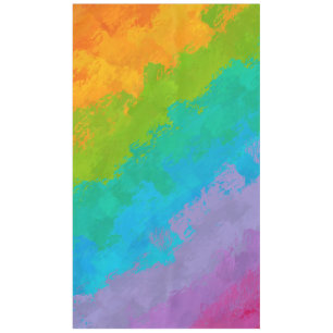 Mantel Brillante Fiesta de Cumpleaños del Arcoiris