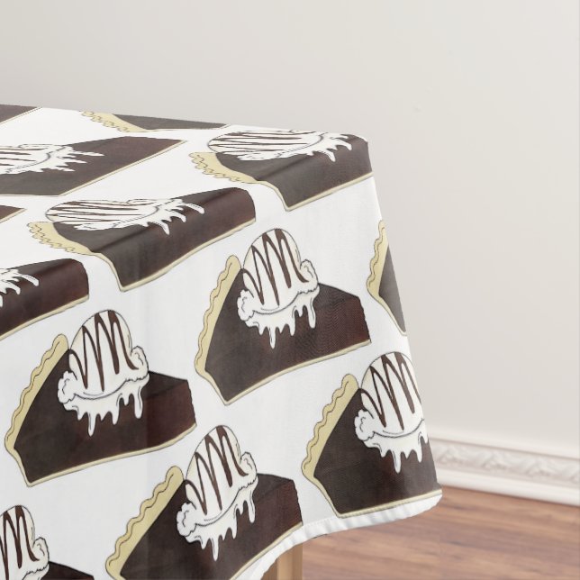 Mantel Brownie Pie a la Mode Ice Cream Sundae Dessert (In Situ)