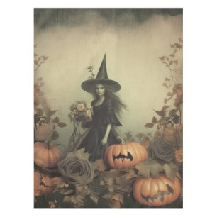 Mantel Brujería de Halloween vintage (3)