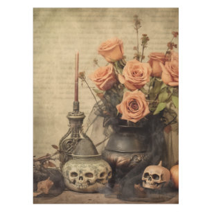 Mantel Brujería de Halloween vintage (4)