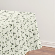 Buceando ramas verdes en crema - patrón sin fisura