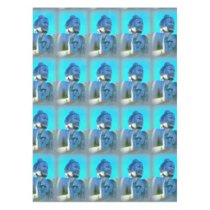Mantel buddhas azul