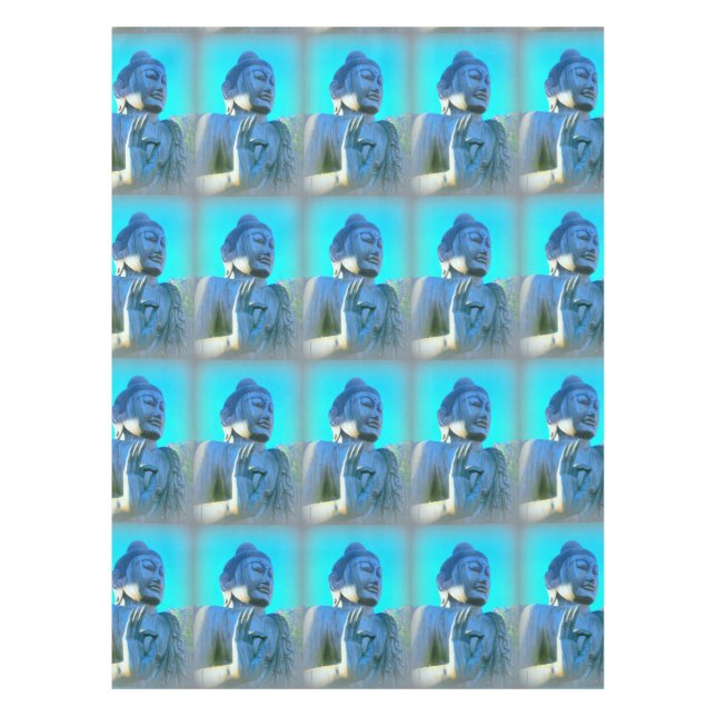 Mantel buddhas azul (Anverso)