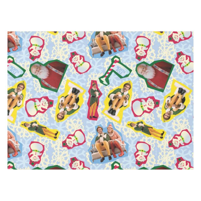 Mantel Buddy the Elf and Santa North Pole Pattern (Frente (Horizontal))
