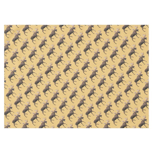 Mantel Bull Moose (Frente (Horizontal))