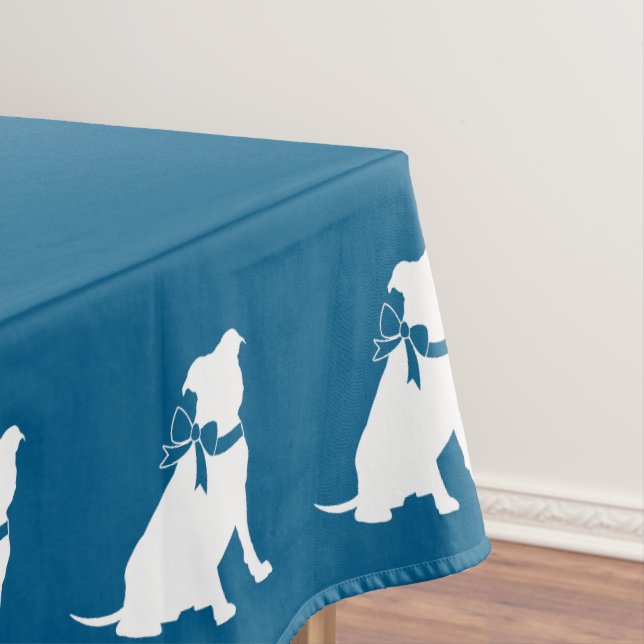 Mantel Bulldog Pit Baby Shower Blue Boy Pitbull (In Situ)