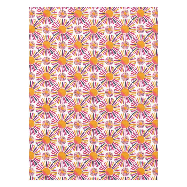 Mantel Bunte Sonne- Aquarellstil (Anverso)