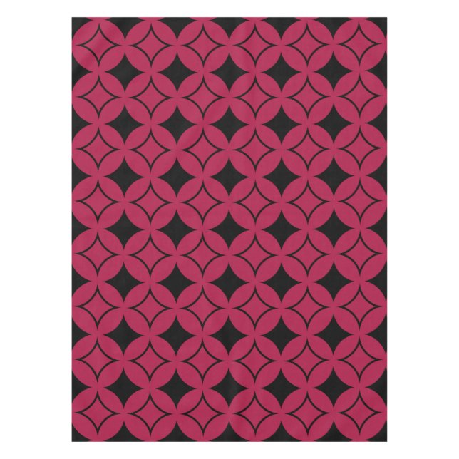 Mantel Buques rojos y negros (Anverso)