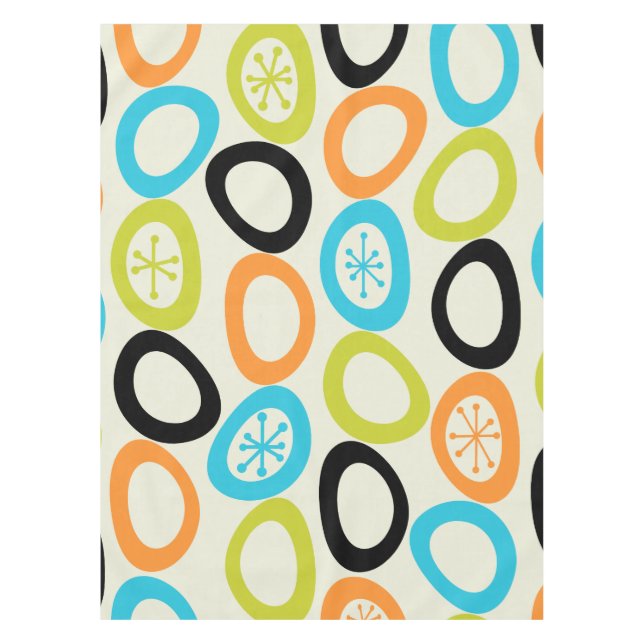 Mantel Burbujas modernas de mediados de siglo 3 (Anverso)