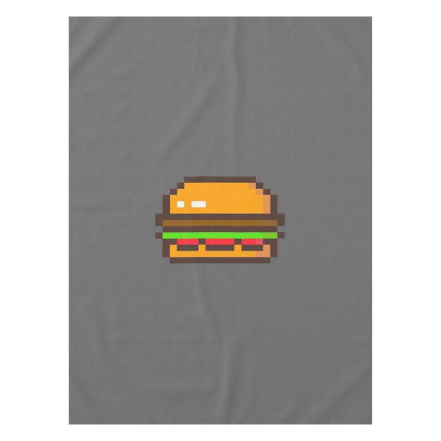 Mantel Burger Pixel Art Blanket (Anverso)