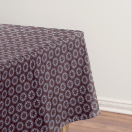 Mantel Burgundy & Gray Floral Quilt