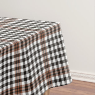 Mantel Burns Check Scottish Brown Plaid Pattern