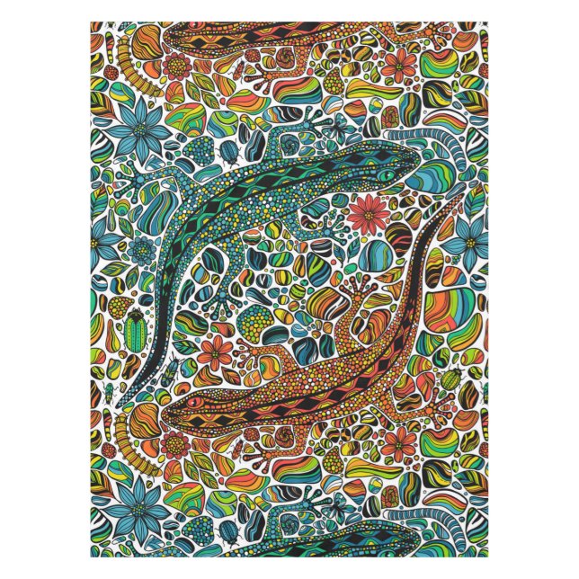 Mantel Buscar los geckos (Anverso)
