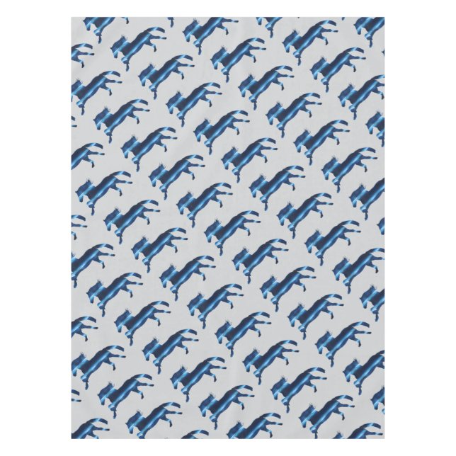 Mantel Caballo Azul (Anverso)