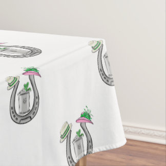 Mantel Caballos Preppy Sombreros Elegantes Menta Juleps D