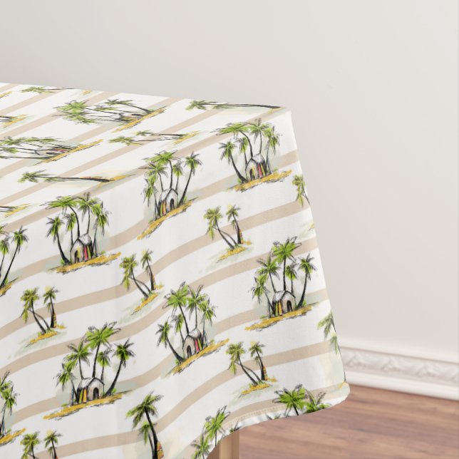 Mantel Cabaña y palmas tropicales (In Situ)
