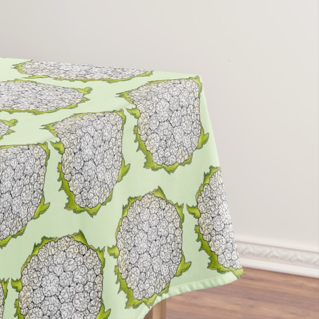 Mantel Cabeza de Cauliflor Florets Jardín Vegetable (In Situ)